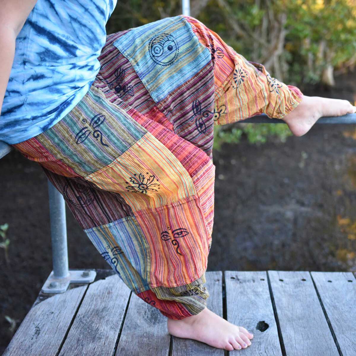 Aggregate more than 80 patchwork harem pants super hot - in.eteachers
