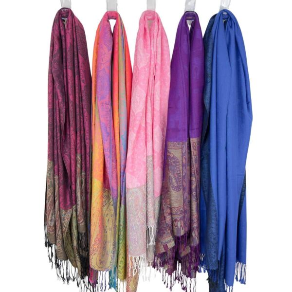 Cashmere Silk Blend Pashmina 5 kinds