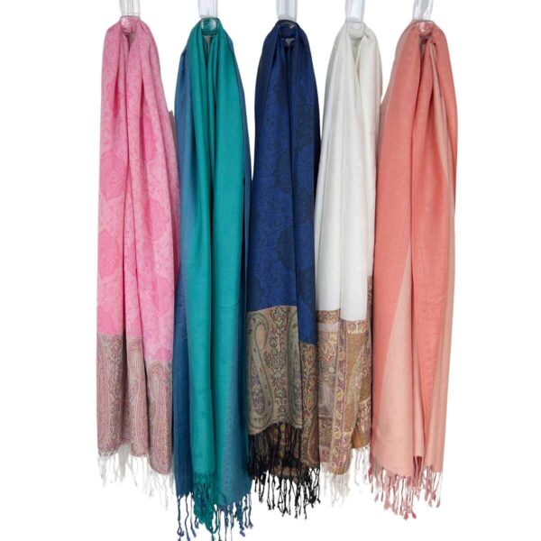 Cashmere Silk Blend Pashmina 5 kinds