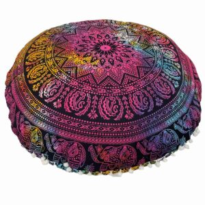 Mandala Cotton Yoga Cushion Cover