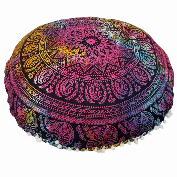 Mandala Cotton Yoga Cushion Cover