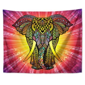 ELEPHANT TAPESTRY WALL HANGING