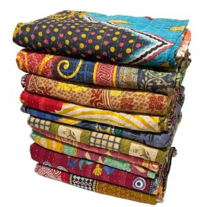 Handmade Recycled Kantha Quilt