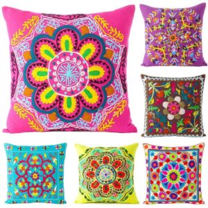 Handmade Suzani Embroidered Cushion Covers