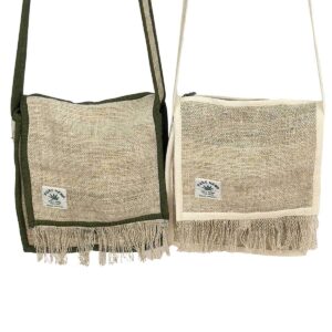 Handmade Hemp Satchel Bag