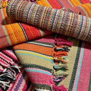 Handwoven Cotton Jacquard Rugs